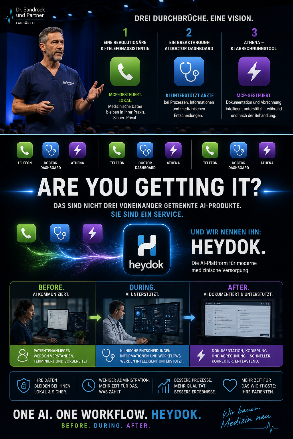 HeyDok &ndash; One AI. One Workflow.